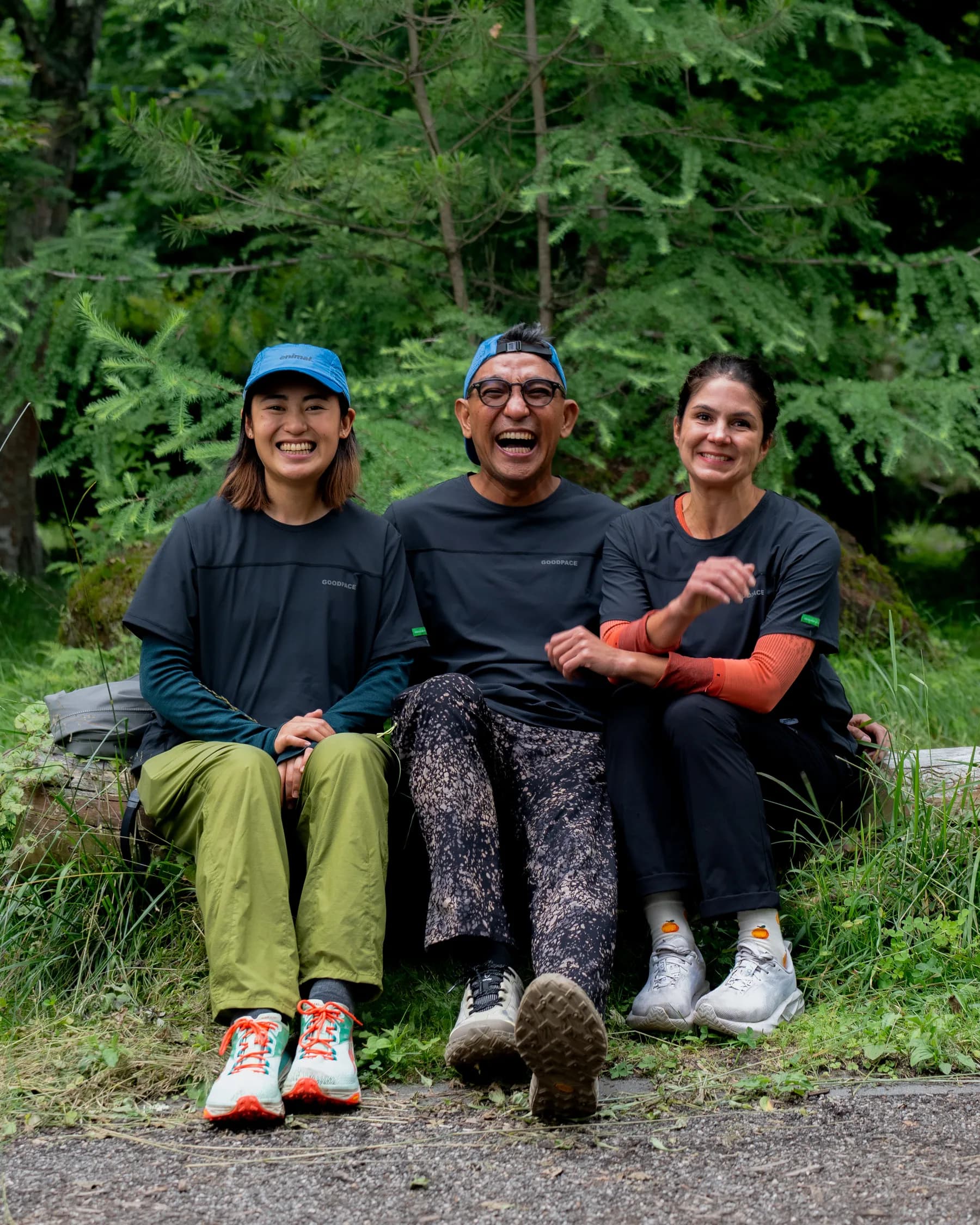 Three friends from the cohort