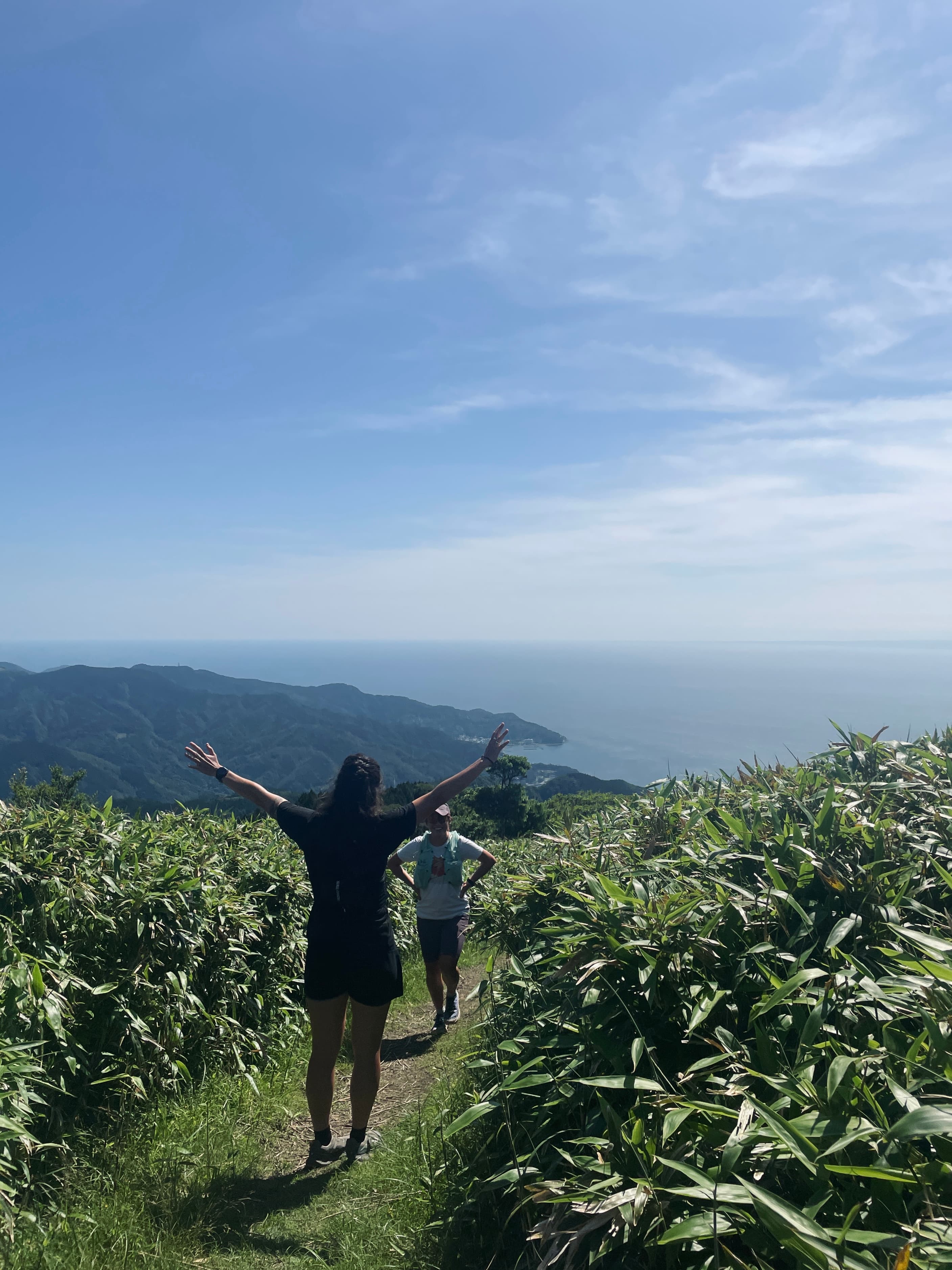 Trail running in Izu